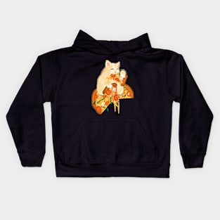 CutePizzaCat Kids Hoodie